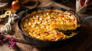 Gâteau aux pommes à la poêle : ma recette rapide et réconfortante à faire sans four