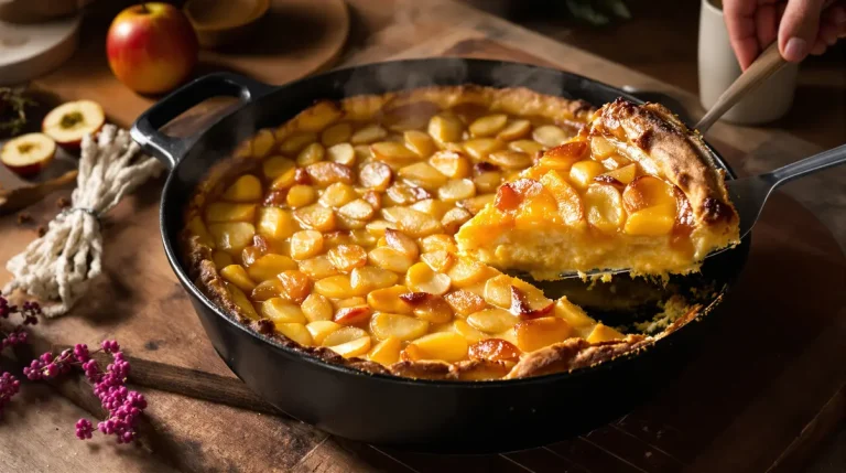 Gâteau aux pommes à la poêle : ma recette rapide et réconfortante à faire sans four
